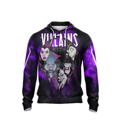 Disney Vilains Unisex 3D T-shirt   