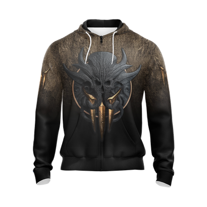 Baldur's Gate 3 Symbol Unisex 3D T-shirt Zip Hoodie   