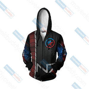 Mass Effect - Paragon Renegade N7 Unisex 3D T-shirt   