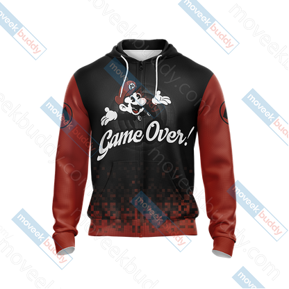 Mario Game Over Unisex 3D T-shirt   