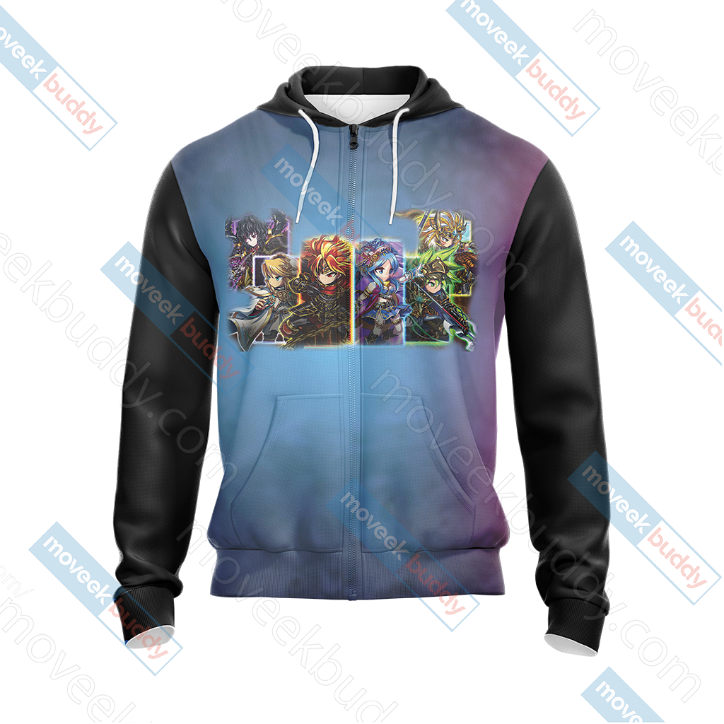 Brave Frontier Unisex 3D T-shirt   