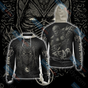 Mortal kombat - Noob Saibot Unisex 3D T-shirt Zip Hoodie XS 