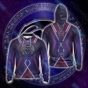 Command & Conquer - Scrin Unisex 3D T-shirt Zip Hoodie XS 
