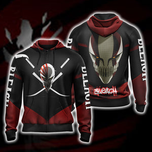 Bleach New Style Unisex 3D T-shirt Zip Hoodie XS 