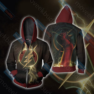 Arrow and Flash Unisex 3D T-shirt Zip Hoodie XS 