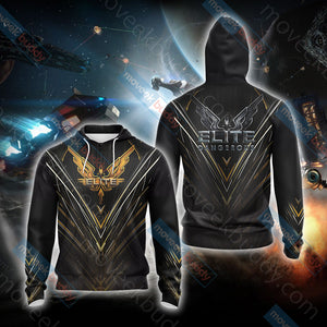 Elite: Dangerous Unisex 3D T-shirt Zip Hoodie XS 