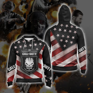 Call of Duty New Style Unisex 3D T-shirt Zip Hoodie S 