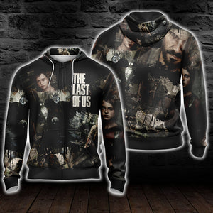 The Last Of Us Joel and Ellie Unisex 3D T-shirt Zip Hoodie Pullover Hoodie Zip Hoodie S 