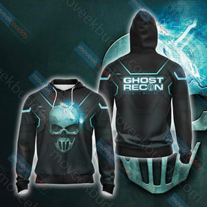 Tom Clancy's Ghost Recon Advanced Warfighter Unisex 3D T-shirt Zip Hoodie XS 