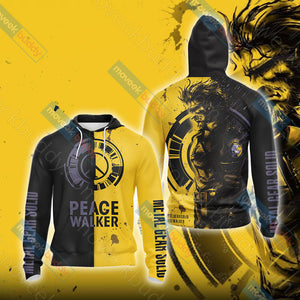 Metal Gear Solid: Peace Walker Unisex 3D T-shirt Zip Hoodie XS 