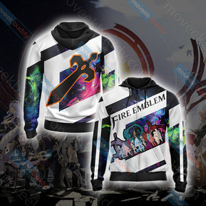 Fire Emblem Fates New Style Unisex 3D T-shirt Zip Hoodie XS 