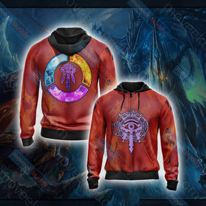 World Of Warcraft - Arcane Mage New Unisex 3D T-shirt Zip Hoodie XS 