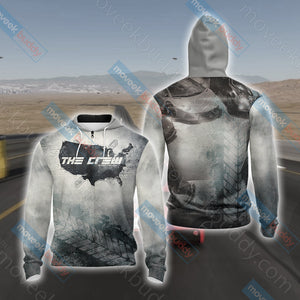 The Crew (video game) Unisex 3D T-shirt Zip Hoodie XS 