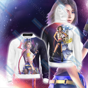 Final Fantasy X-2 - Yuna Unisex 3D T-shirt Zip Hoodie XS 