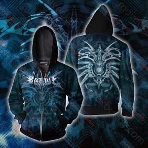 Blazblue Unisex 3D T-shirt Zip Hoodie XS 