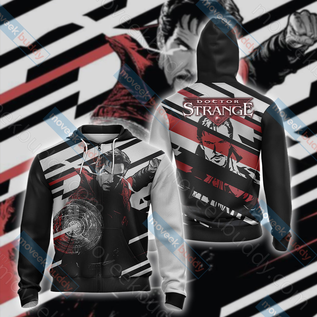 Doctor Strange Unisex 3D T-shirt Zip Hoodie XS 