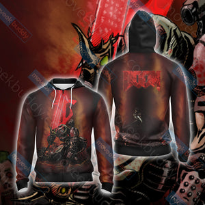 Doom New Unisex 3D T-shirt Zip Hoodie XS 