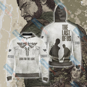 The Last of Us New Unisex 3D T-shirt Zip Hoodie XS 