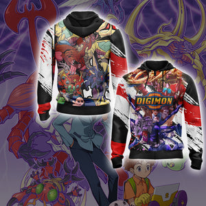 Digimon - Tentomon Unisex 3D T-shirt Zip Hoodie XS 