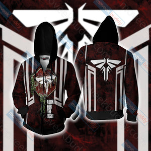 The Last of Us - Look For The Light Unisex 3D T-shirt Zip Hoodie XS 