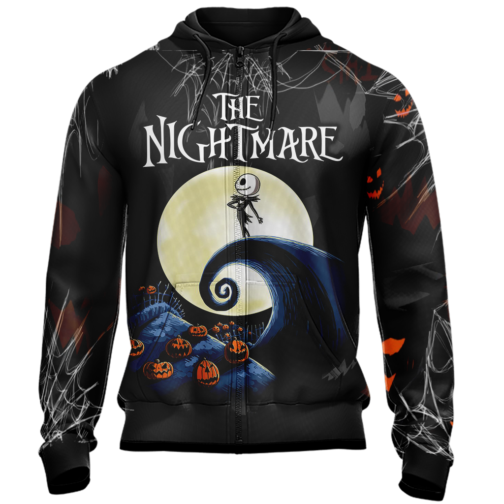 Nightmare Before Christmas - Jack Skellington Unisex 3D T-shirt   