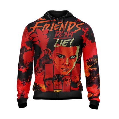 Stranger Things Friends Don't Lie Unisex 3D T-shirt   