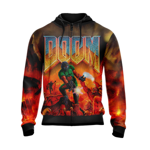 Doom Video Game T-shirt Hoodie   