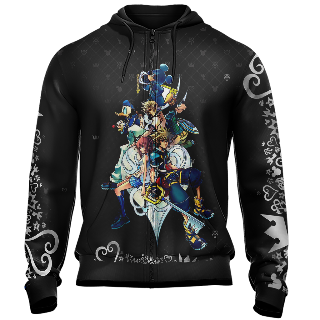 Kingdom Hearts New Look Unisex 3D T-shirt   