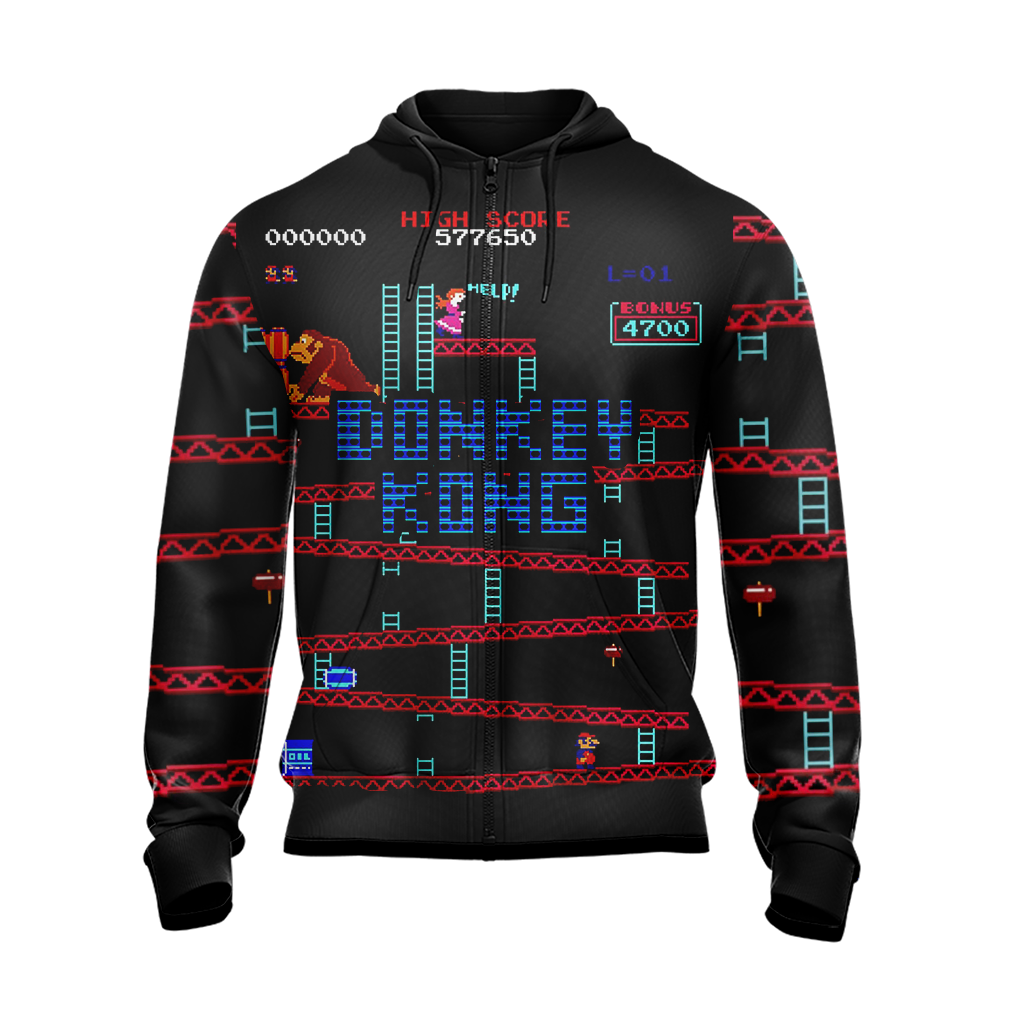 Donkey Kong New Game Unisex 3D T-shirt   