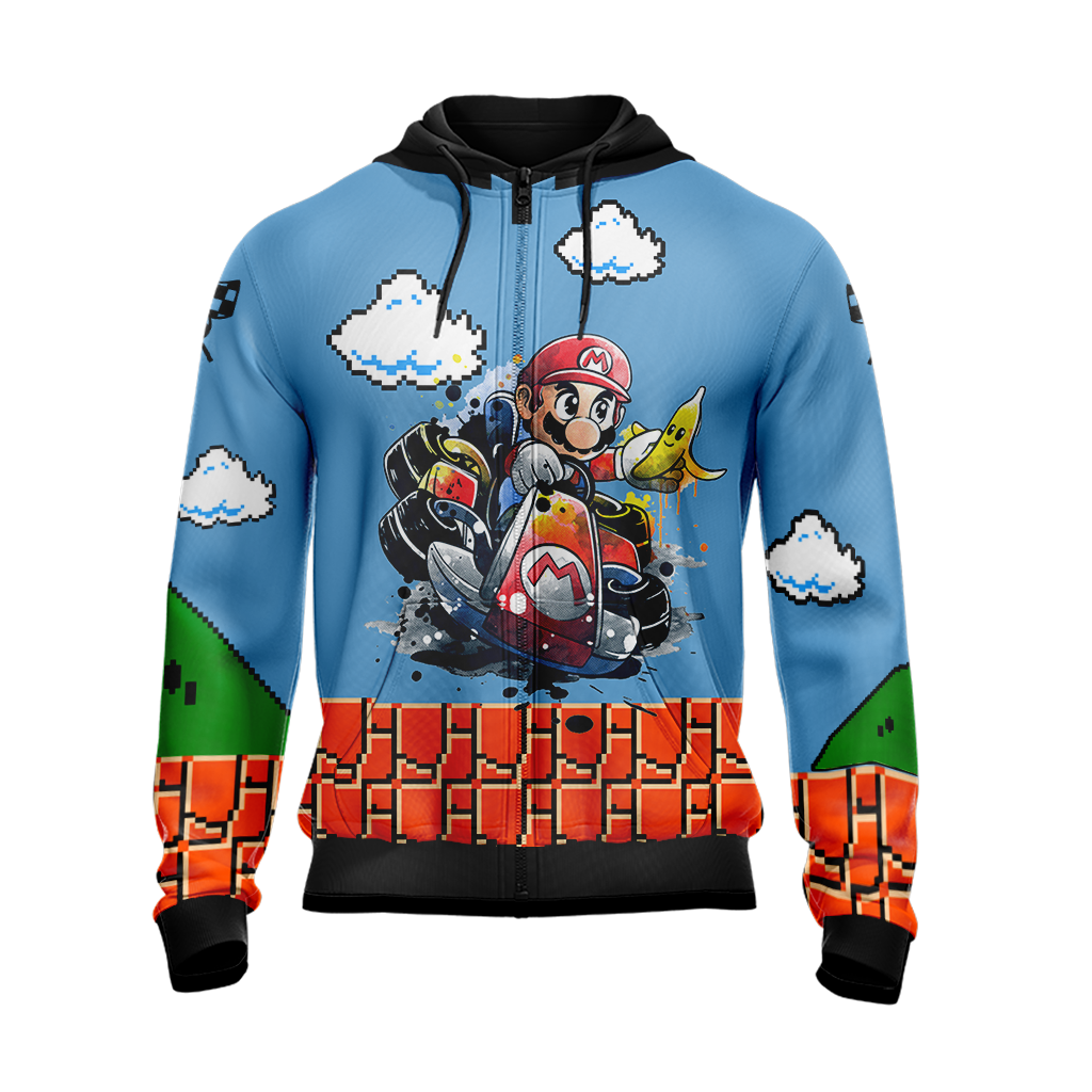 Mario Cart Unisex 3D T-shirt   