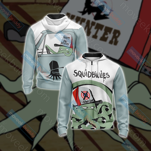 Squidbillies Unisex 3D T-shirt Zip Hoodie XS 