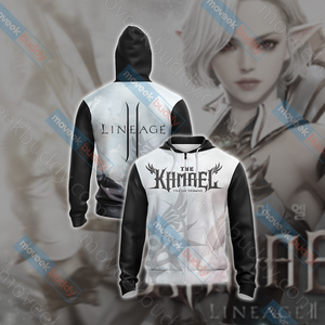 Lineage II - Kamael symbol Unisex 3D T-shirt Zip Hoodie XS 