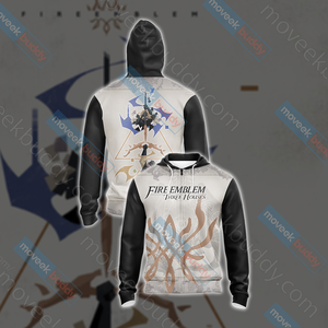 Fire Emblem 3 Houses - Till Death Unisex 3D T-shirt Zip Hoodie XS 