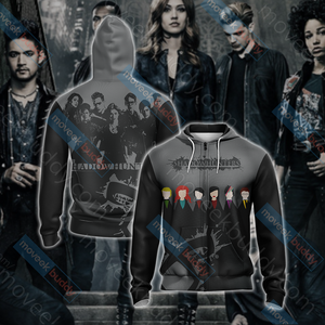 Shadowhunters New Style Unisex 3D T-shirt Zip Hoodie XS 