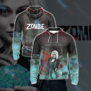 iZombie Unisex 3D T-shirt Zip Hoodie XS 