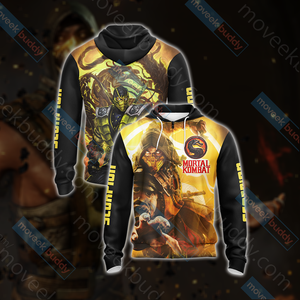 Mortal Kombat - Scorpion New Style Unisex 3D T-shirt Zip Hoodie XS 