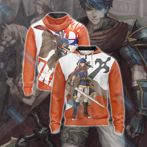 Fire Emblem - Ike New Unisex 3D T-shirt Zip Hoodie XS 