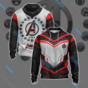 Avengers Endgame Unisex 3D T-shirt Zip Hoodie XS 