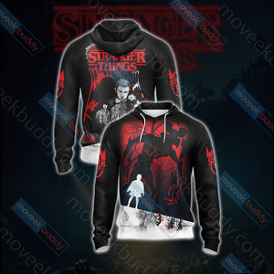 Stranger Things New Style Unisex 3D T-shirt Zip Hoodie XS 