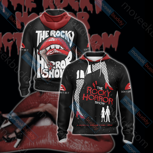 The Rocky Horror Picture Show Unisex 3D T-shirt Zip Hoodie XS 