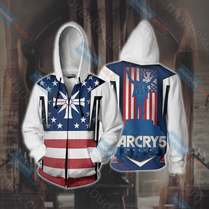 Far Cry 5 Unisex 3D T-shirt Zip Hoodie XS 