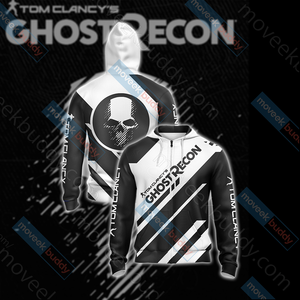 Tom Clancy's Ghost Recon Unisex 3D T-shirt Zip Hoodie S 