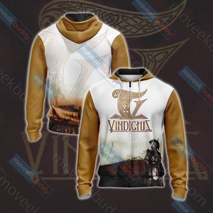 Vindictus Unisex 3D T-shirt Zip Hoodie XS 