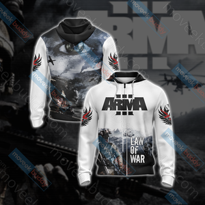 ARMA 3 Unisex 3D T-shirt Zip Hoodie XS 