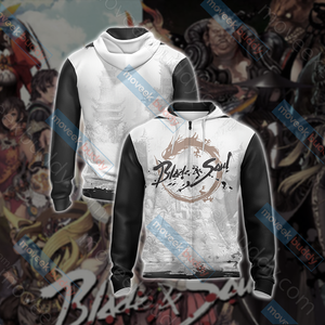 Blade & Soul Unisex 3D T-shirt Zip Hoodie XS 