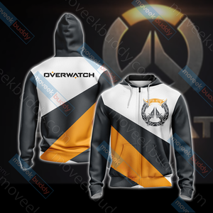 Overwatch New Look Unisex 3D T-shirt Zip Hoodie XS 