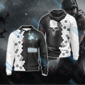 Tom Clancy's Ghost Recon Wildlands Unisex 3D T-shirt Zip Hoodie XS 