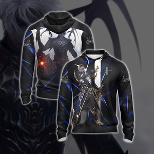 Lineage II - Revolution Unisex 3D T-shirt Zip Hoodie XS 