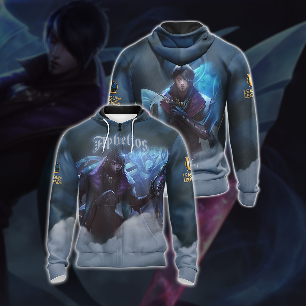 League of Legends - Aphelios Champion Unisex 3D T-shirt Zip Hoodie XS 