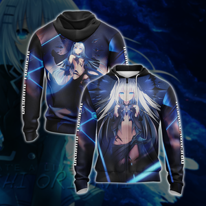 Date A Live - Tobiichi Origami Unisex 3D T-shirt Zip Hoodie XS 